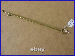 Vintage Brass Anglers Disgorging tool 11 in length Very rare