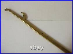 Vintage Brass Anglers Disgorging tool 11 in length Very rare