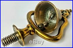 Vintage Brass Fire Engine Bell Car/vehicle Mascot, A Very Rare Lovely Little Item