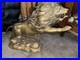 Vintage-Brass-LION-Figurine-15-5-In-Very-Heavy-Rare-01-gof