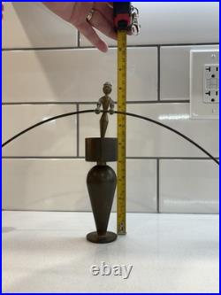 Vintage Brass MCM Balancing Pinnochio Kinetic Sculpture Art Home Decor VERY RARE