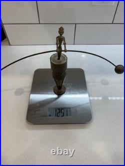 Vintage Brass MCM Balancing Pinnochio Kinetic Sculpture Art Home Decor VERY RARE