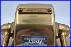 Vintage Brass MORSE Marine Dual Engine Control VERY RARE