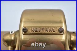 Vintage Brass MORSE Marine Dual Engine Control VERY RARE
