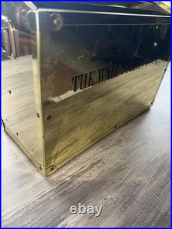 Vintage Brass Wall Street Journal Newspaper Magazine Rack. Very Rare