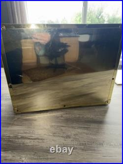Vintage Brass Wall Street Journal Newspaper Magazine Rack. Very Rare