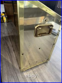 Vintage Brass Wall Street Journal Newspaper Magazine Rack. Very Rare