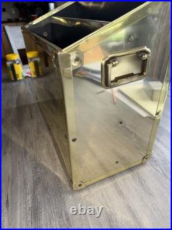 Vintage Brass Wall Street Journal Newspaper Magazine Rack. Very Rare