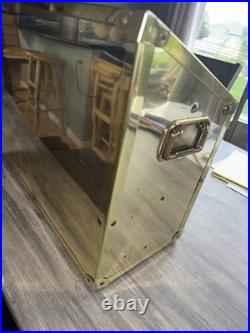 Vintage Brass Wall Street Journal Newspaper Magazine Rack. Very Rare