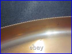 Vintage CHASE Art Deco VERY RARE Serving Tray & Copper & Brass Nut Dish