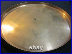 Vintage CHASE Art Deco VERY RARE Serving Tray & Copper & Brass Nut Dish