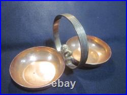 Vintage CHASE Art Deco VERY RARE Serving Tray & Copper & Brass Nut Dish
