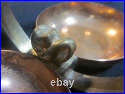 Vintage CHASE Art Deco VERY RARE Serving Tray & Copper & Brass Nut Dish
