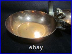 Vintage CHASE Art Deco VERY RARE Serving Tray & Copper & Brass Nut Dish