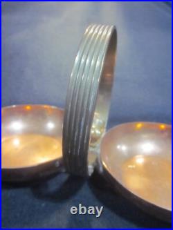 Vintage CHASE Art Deco VERY RARE Serving Tray & Copper & Brass Nut Dish