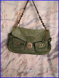 Vintage Coach Legacy 65th Anniversary Leigh Shoulder Bag Very Rare Green Color