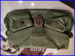 Vintage Coach Legacy 65th Anniversary Leigh Shoulder Bag Very Rare Green Color