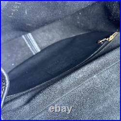 Vintage Coach Sherbourne Black Leather Shoulder Bag 9987 Very Rare Brass