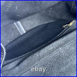 Vintage Coach Sherbourne Black Leather Shoulder Bag 9987 Very Rare Brass