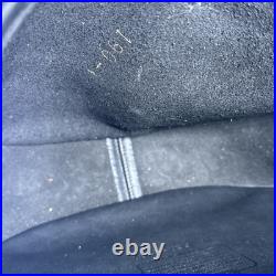 Vintage Coach Sherbourne Black Leather Shoulder Bag 9987 Very Rare Brass