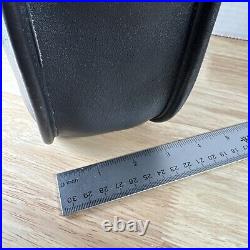 Vintage Coach Sherbourne Black Leather Shoulder Bag 9987 Very Rare Brass