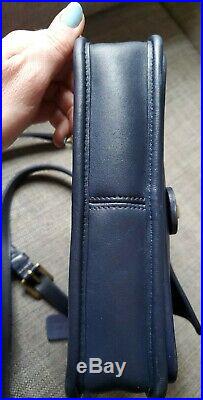 Vintage Coach Station Bag In very rare Blue