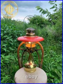 Vintage Coleman COL-MAX 555 Brass Stand Lantern 2 Way 500CP Very Rare Item