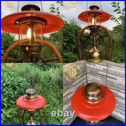 Vintage Coleman COL-MAX 555 Brass Stand Lantern 2 Way 500CP Very Rare Item