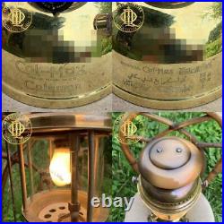 Vintage Coleman COL-MAX 555 Brass Stand Lantern 2 Way 500CP Very Rare Item