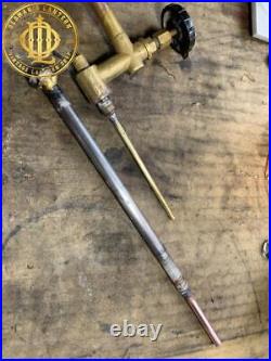 Vintage Coleman COL-MAX 555 Brass Stand Lantern 2 Way 500CP Very Rare Item