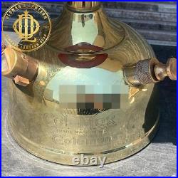 Vintage Coleman COL-MAX 555 Brass Stand Lantern 2 Way 500CP Very Rare Item