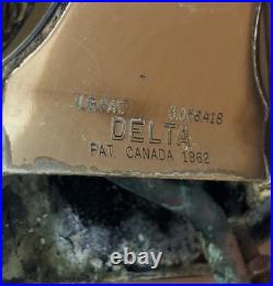 Vintage Delta Award Collection Brass Faucet Very Rare Used with Box Manual & More