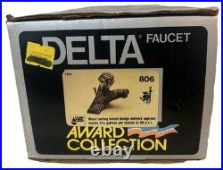 Vintage Delta Award Collection Brass Faucet Very Rare Used with Box Manual & More