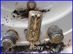 Vintage Delta Deltique Brass Lavatory Faucet 802 NOS Very Rare