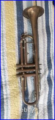 Vintage Early 1900s Henri Lavelle Brass Trumpet! Very Rare Italy
