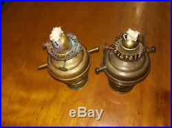 Vintage English Ship Brass Gimble Oil Lamp Lantern Very Rare working