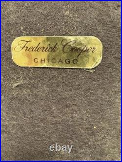 Vintage Frederick Cooper Chicago Bronze Or Brass Crane/Stork Sculpture Very Rare