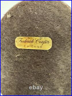 Vintage Frederick Cooper Chicago Bronze Or Brass Crane/Stork Sculpture Very Rare