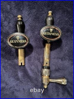 Vintage Guinness Tap Handle Old Style Heavy Brass Very Rare Stout Beer Knob