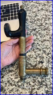 Vintage Guinness Tap Handle Old Style Heavy Brass Very Rare Stout Beer Knob