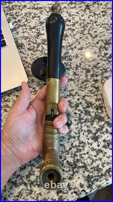 Vintage Guinness Tap Handle Old Style Heavy Brass Very Rare Stout Beer Knob