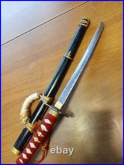 Vintage Japan Made Mini Samurai Sword Set Of 2 Unique Decent Very Rare Sharp Htf