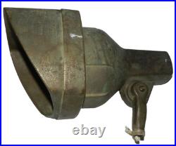 Vintage Kim Lighting Heavy Brass Light H39-22 Watts 175 Volt 120 Hz 60 Very Rare