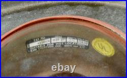 Vintage Kim Lighting Heavy Brass Light H39-22 Watts 175 Volt 120 Hz 60 Very Rare