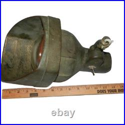 Vintage Kim Lighting Heavy Brass Light H39-22 Watts 175 Volt 120 Hz 60 Very Rare