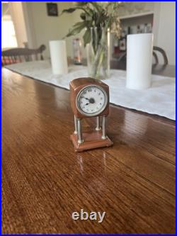 Vintage Miniature German Windup Clock. VERY RARE