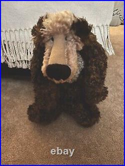 Vintage OOAK English Artist Very RARE BARBARA-ANN MOHAIR 16 BEAR With Brass Tag