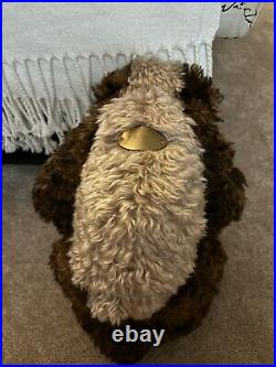 Vintage OOAK English Artist Very RARE BARBARA-ANN MOHAIR 16 BEAR With Brass Tag