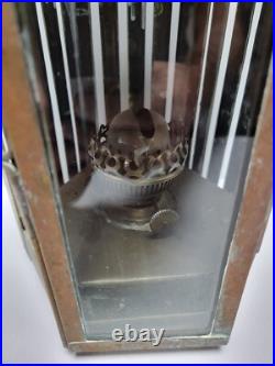 Vintage Orient Express Brass Oil Lantern Very Rare