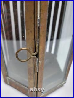 Vintage Orient Express Brass Oil Lantern Very Rare